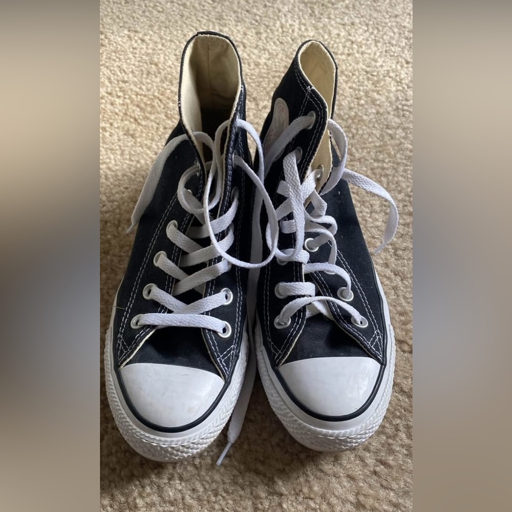 High Top Black and White Converse